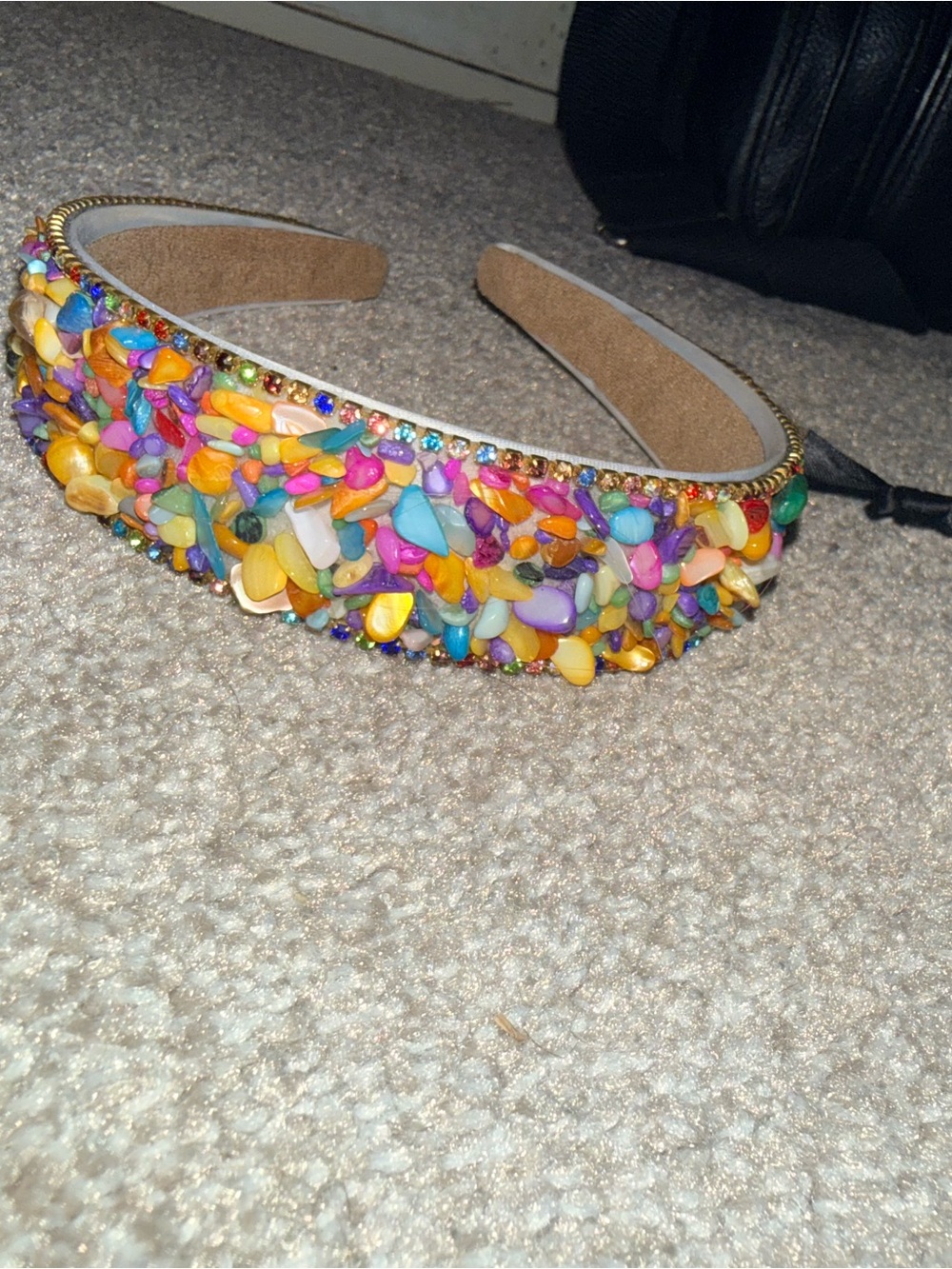 Handmade Multicolor Beaded Headband - Women Accessories